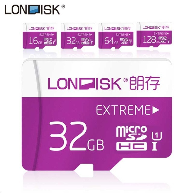 Londisk Micro SD 16GB 32GB 64GB 128GB Memory Card SDHC SDXC UHS-1 Class10 Flash Memory Card TF Card For Mobile Phone Pad Tablet