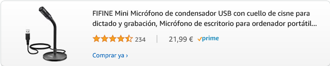 Microfono PC USB Condensador Micrófono Omnidireccional de 360 ° Con Botón de Silencio Par[…]