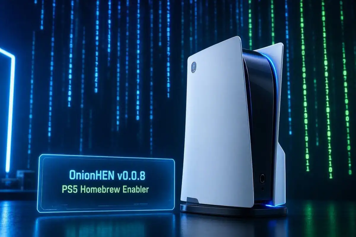 [PS5] OnionHEN v0.0.8: Nuevo habilitador de Homebrew para PlayStation 5